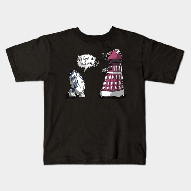 Are you my mummy? - PLAIN color Kids T-Shirt by ArryDesign